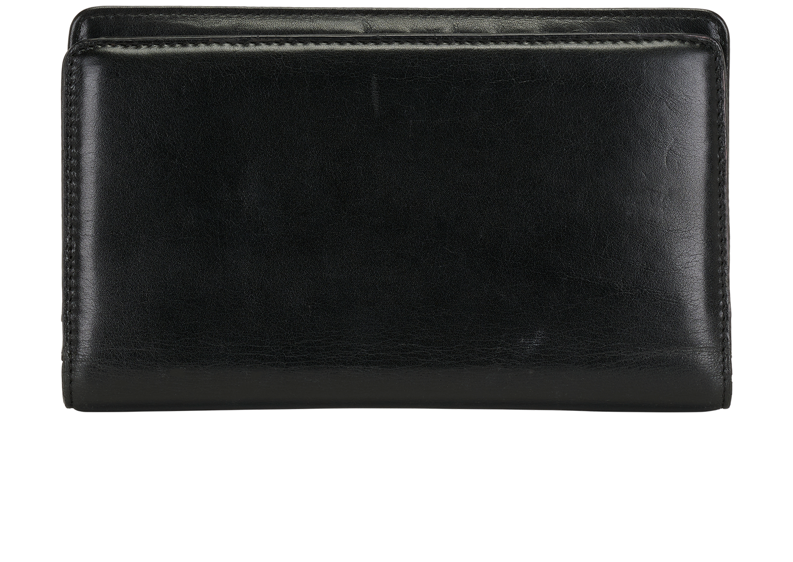 Chanel Studded CC Wallet, &pound;495, Accessories, Black, Leather, Back view